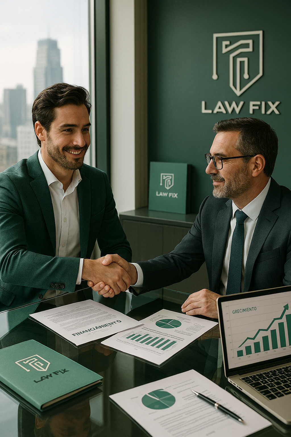 Persona con financiamiento LawFix